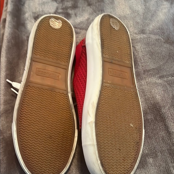 Tommy Hilfiger Red Tweggsie Sneakers with White Accents - Picture 5 of 6